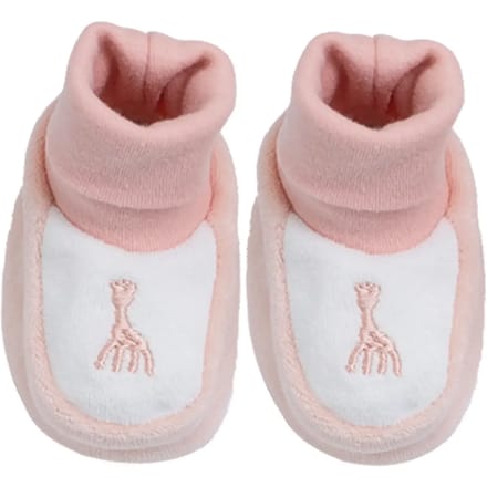 Sophie de giraf babyslofjes - roze - 0-1 Maand