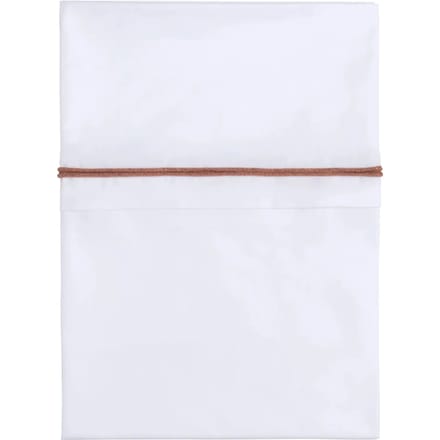 Baby's Only Wieglaken gebreide bies - Koper-Honey Mêlee/Wit - 80x100 cm - 100% egyptisch katoen