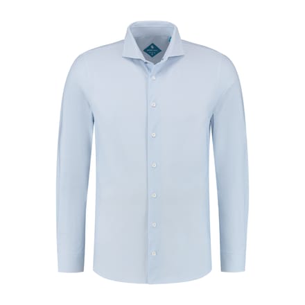 District Indigo Overhemd Performance Print L Blue (7.21.025.750 - 318)