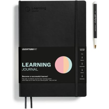 Leuchtturm1917 learning journal composition b5 flexcover zwart