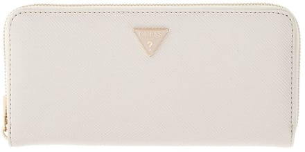 GUESS portemonnee Gilda SLG Zip Around Wallet Cream White crème