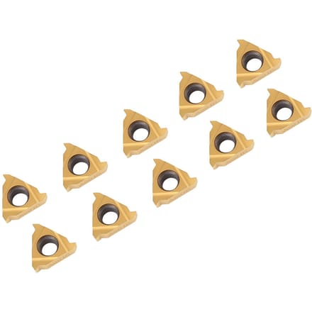 10 pièces CNC pointes en carbure insère lame coupe tour outil de tournage avec boîte