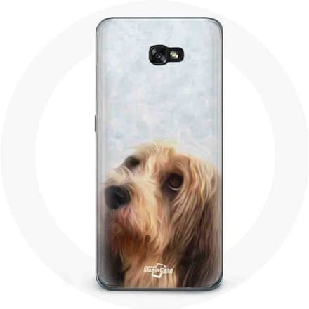 Coque - Petit basset griffon vendéen - Samsung Galaxy A8 2016 - Souple - Noir - Protection