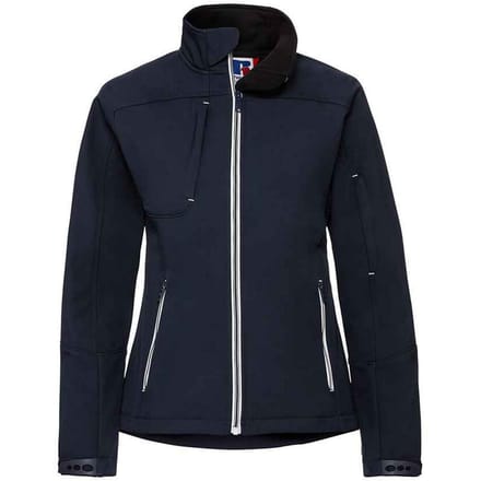 Russell Dames/Dames Bionic Zachte Shell Jas (Franse marine)