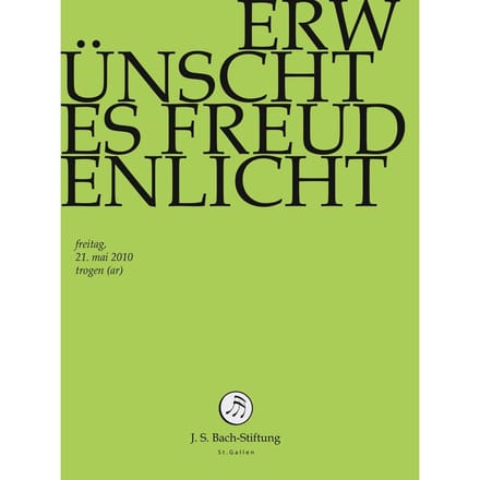 Chor & Orchester Der J.S. Bach-Stiftung, Rudolf Lutz - J.S. Bach: Erwunschtes Freudenlicht Bwv1 (DVD)
