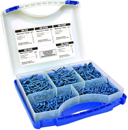 Kreg Blue-Kote Pocket boring schroeven set, 450-delig