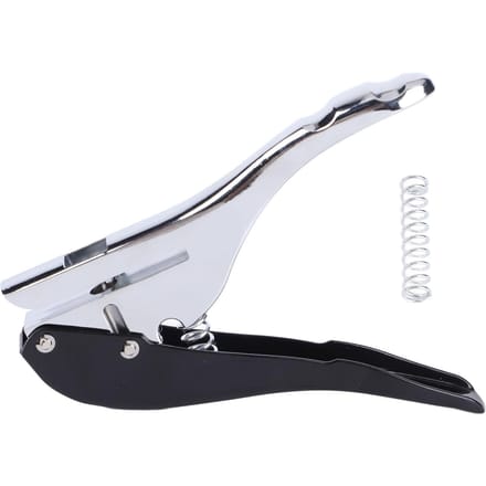 Perforatrice 8 mm en acier, positionnement précis, antidérapante, mini pince de perforation portable 8 mm / white