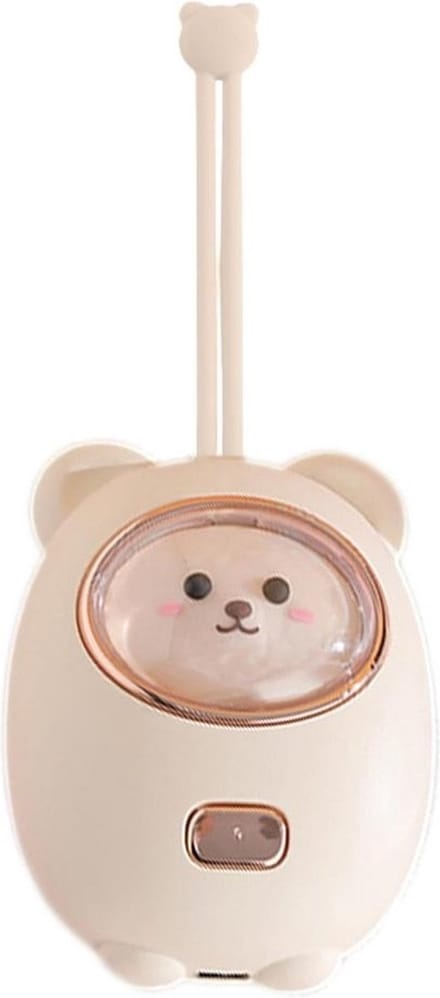 TechU™ Handwarmer Beertje – Beige – Oplaadbare Hand Heater – 17.5*6.8 cm – Ingebouwde Batterij 2400 mAh