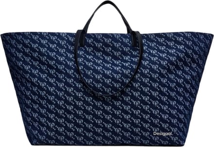 Desigual Shopper Arco Cahuil Shopping Bag Denim Dark Blue Donkerblauw