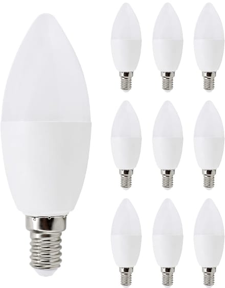 Bemko Premium LED Lamp E14 - vervangt 50W (7.5W) - 720lm - 3000K Warm Wit - 230V - 10 stuks