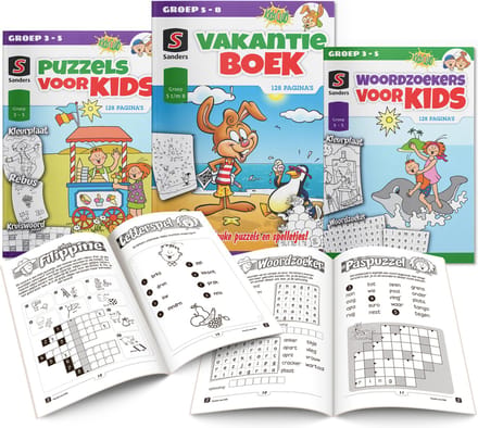 Sanders Puzzelboek kids pakket 2