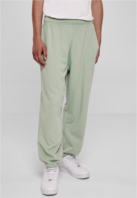 Urban Classics - Acid Wash Heren joggingbroek - XXL - Groen