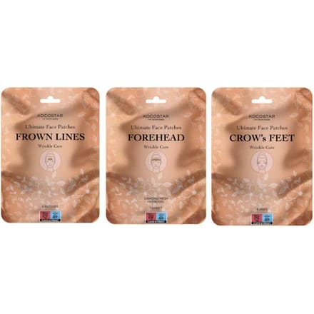 KOCOSTAR Ultimate Face Tape Frown Lines, Forehead &amp; Crow's Feet 3 st