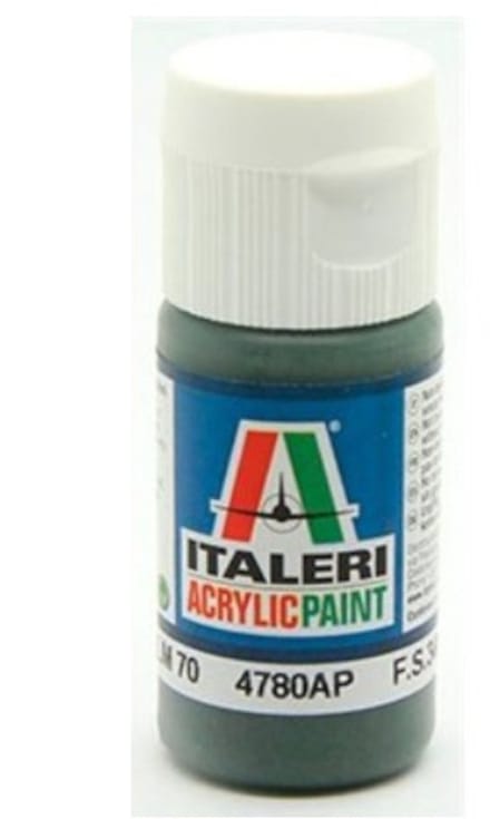 Italeri 4780ap - Schwarzgruen RLM 70 - Modelbouwverf Acryl