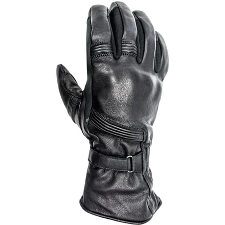 Winter leren motorhandschoenen Helstons titanium