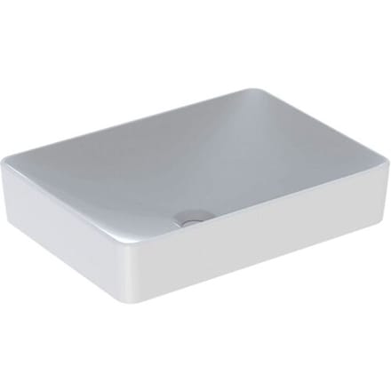 Geberit VARIFORM opzetwastafel rechthoekig - 55x40cm - zonder overloop - glans wit