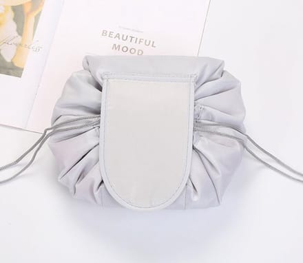 Draagbare Make-up Tas, Reistasje, shoptasje - Grijs