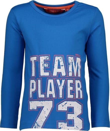 Tygo&Vito Jongens T-shirt - blue - Maat 122
