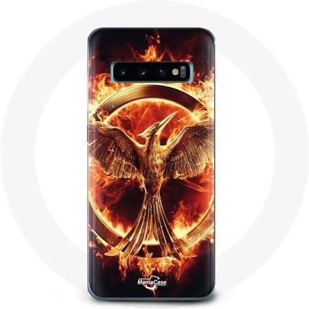 Case voor Samsung Galaxy s10 edge Hunger Games Movie-logo