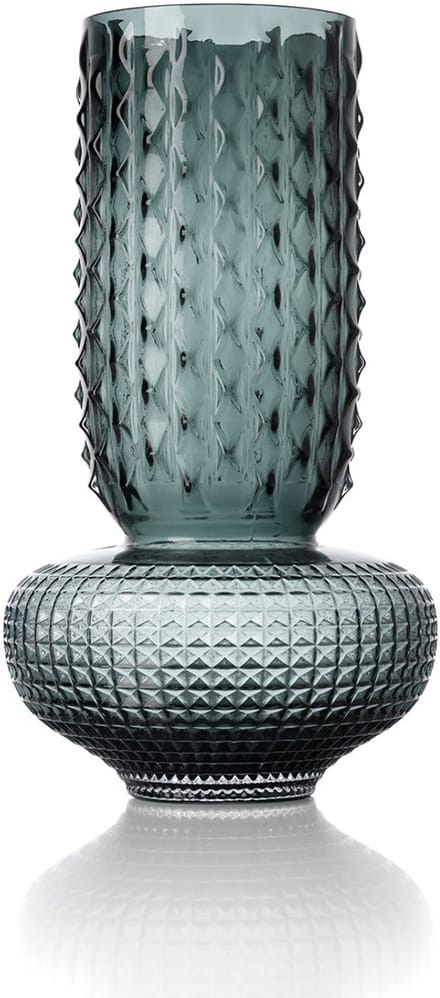 Glazen Vaas Blauw Gerecycled Glas Design - L