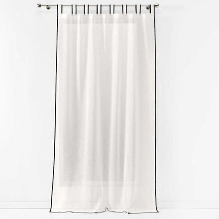 Glasgordijn met Lussen 140 x 280 cm Bandol Wit