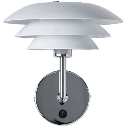 Dyberg Larsen DL20 wandlamp metaal 20cm wit