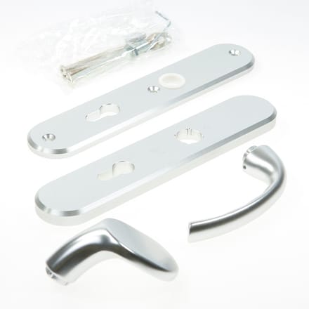 HOPPE Kruk/knop schild, aluminium 86G/3235/3234/1710, PC 72, F1