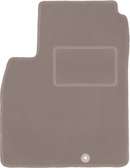 Beige bestuurdersmat voor: Nissan Micra K13 hatchback (2010-2016)