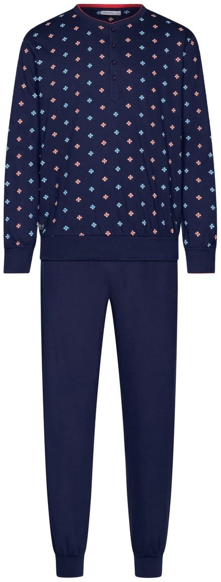 Pastunette - Pyjama - Lunar - Bio Katoen - Blauw - Maat 3XL