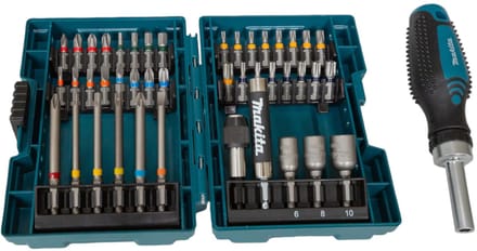 Makita E-25096 Ratchet and Screwdriver - 44 Pieces