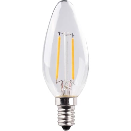 Müller-Licht LED kaars E14 2,2 W gloeidraad 2.700 K helder 2 stuks