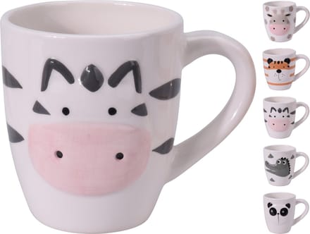 Mok Porselein Dierenmotief 300 ml - Krokodil