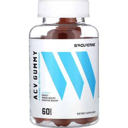 Swolverine, ACV gummies, 60 gummies