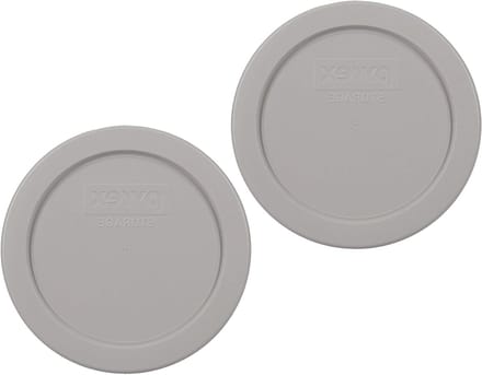 Pyrex 7200-PC 2-Cup Rainstorm Blauw Voedsel Opslag Vervanging Deksel Cover Gemaakt in de VS - 2-Pack