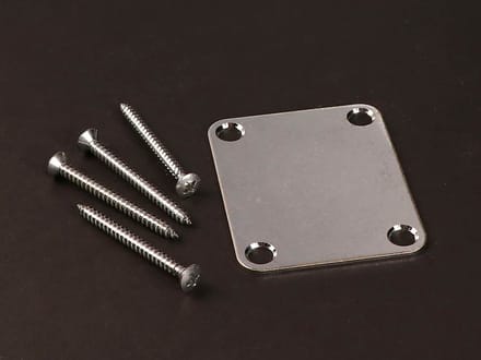 Gotoh NBS-3-AC Aged Chrome Halsplaat voor Gitaar