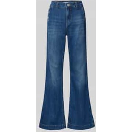 jeans taille hoge vrouw denim blauw