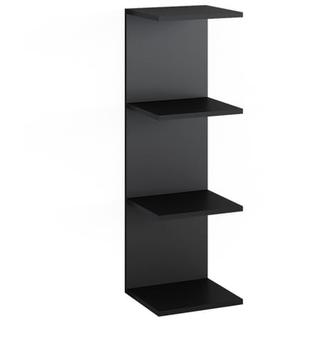 Vicco Paolo Wandplank – 30 x 95 cm Zwart