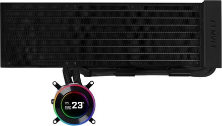 Waterkoelingsset Computer - PC Koeler - Optimale Koeling - Rond IPS LCD - 40cm Radiator - Zwart
