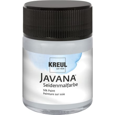 KREUL Javana Zijdeverf, 50 ml - Zilvergrijs