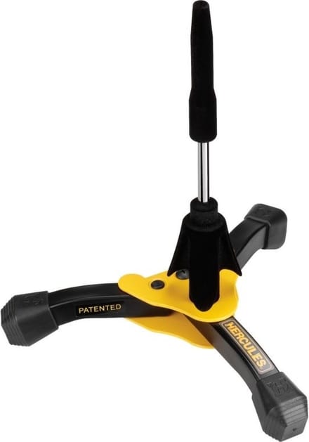 HERCULES HCDS-640BB Fluitstandaard, klarinetstandaard, opvouwbaar, tas