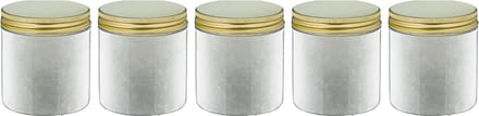 Claudius Badzout No Scent No Colour - 300 gram - Pot met gouden deksel - set van 5 stuks