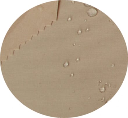 Waterdichte stof -156 cm breed zand beige