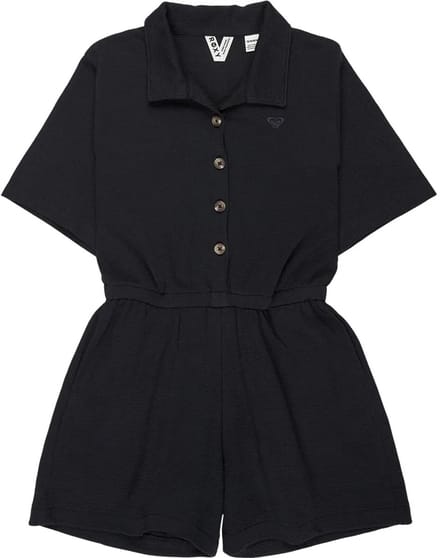 Roxy Tomorrow Dreams Korte Mouw Jurk Zwart 12 Years Meisje