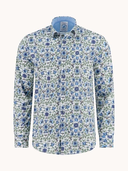 A Fish Named Fred Overhemd Shirt Art Nouveau Thyme (33.007 - 312)