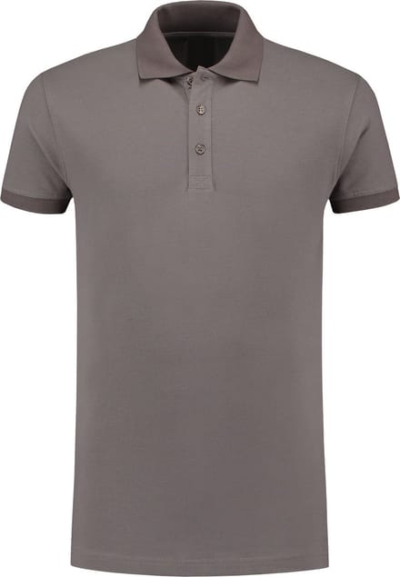 L&S Polo Basic Cot/Elast SS for him