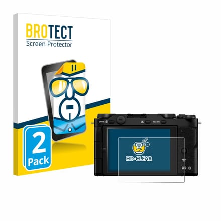 BROTECT - Screenprotector voor Fujifilm X-M5 - Folie Beschermfolie transparant 2 Stuks
