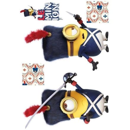 Minions Stickers da Muro France jaune