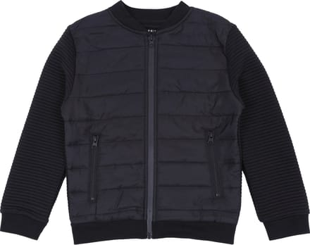 Zwart gewatteerd sweatshirt
