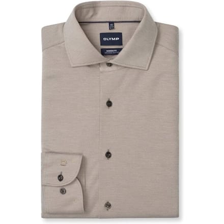 OLYMP Smart Business Overhemd, Modern Fit, Royal Kent, Bruin