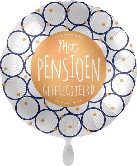 Folieballon - Met Pensioen